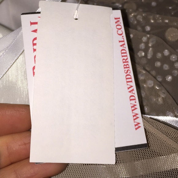 David’s bridal Ivory wedding dress size 3 NWT - Picture 14 of 16